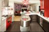 Kitchen design with a punch of colour